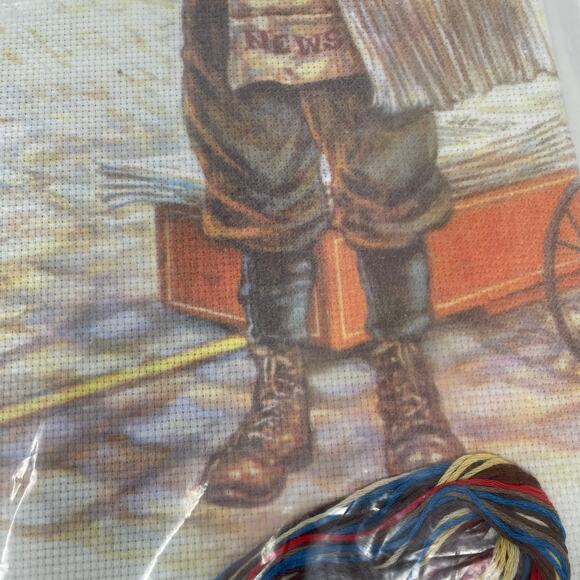 Something Special Counted Cross Stitch Kit “Extra,Extra”#50282 Vintage 1986 NEW - Picture 6 of 12